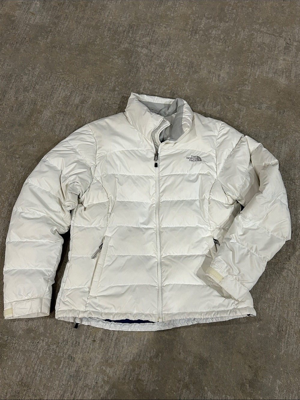 The North Face Women's White Quilted Puffer Jacket